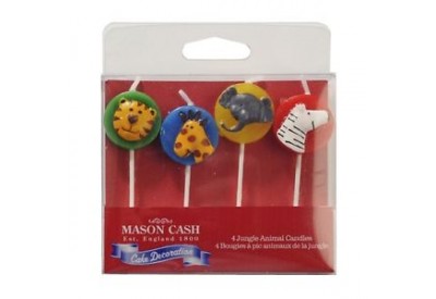 Mason Cash Jungle Animal Candles x 4
